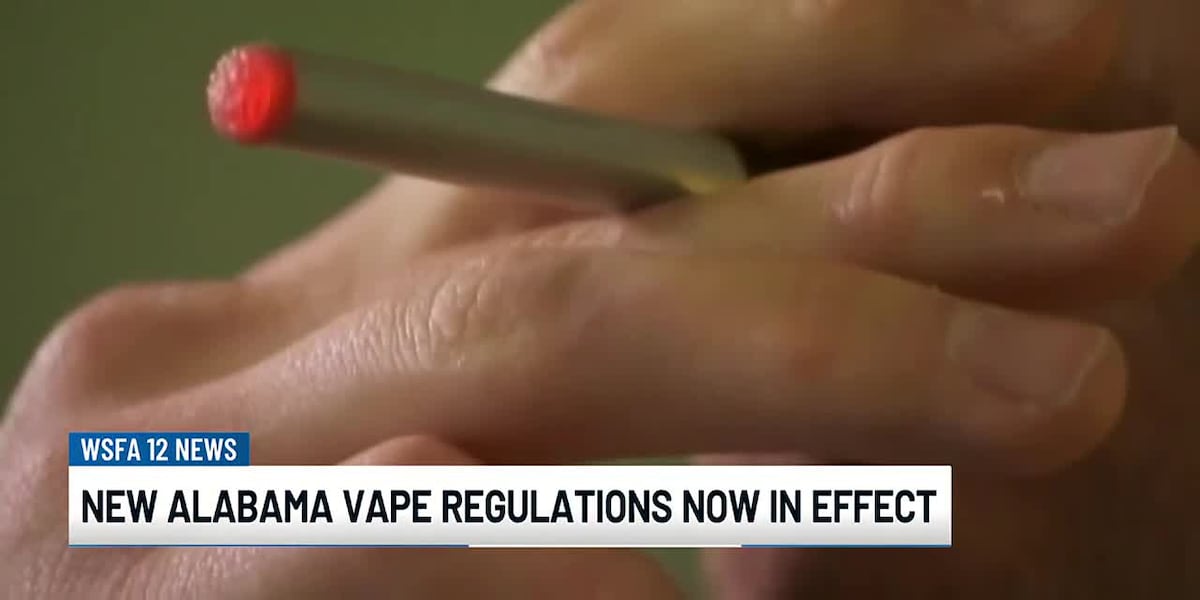 New Alabama vape regulations now in effect